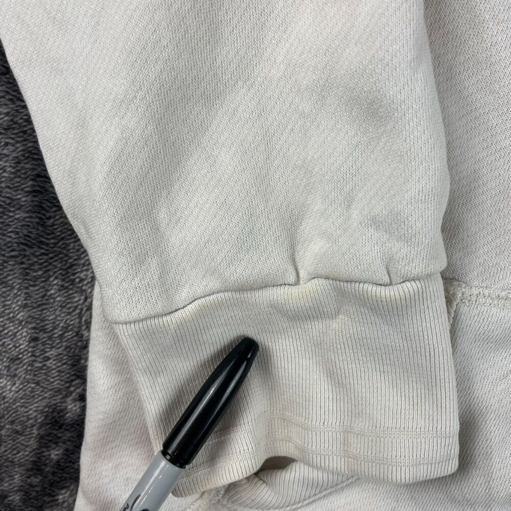 Vtg Polo Ralph Lauren Cricket Full Zip Jacket Crest White Waffle Hoodie XL - Picture 4 of 12